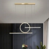 Wisząca lampa nad stół Patinar CGPAT90 LED 12W 3000K liniowy złoty