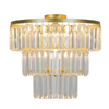 Sufitowa lampa Tifanny P17127-4-GD Zumaline kryształ złoty przezroczysty