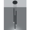 LAMPA wisząca SL.0471 metalowa OPRAWA kaskada ZWIS tuby czarne OUTLET