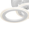 Okrągły plafon LED W7106-2S WT ledowe pierścienie 36W 3000K białe