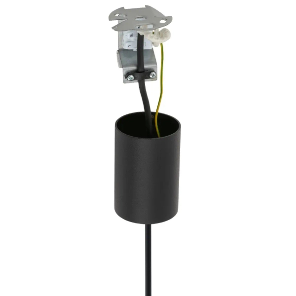 Designerska wisząca lampa ABI 8864 metalowa czarna