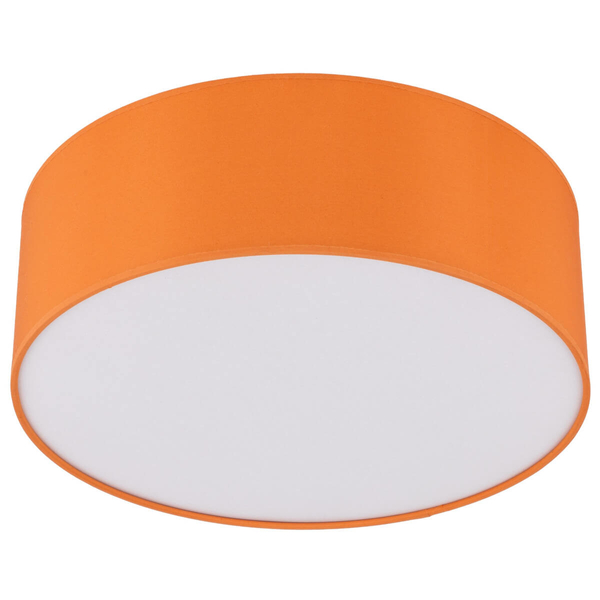 Okrągła lampa nasufitowa Nicola 10153 owalna biała pomarańczowa