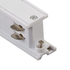 Łącznik prosty do szyny 3-fazowej 327895 metalowy biały