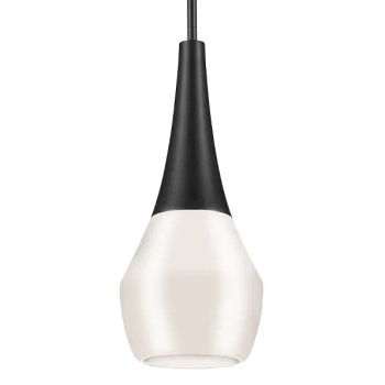 Wisząca lampa Deela KL-DEELA-P-BK nad wyspę kuchenną czarna biała