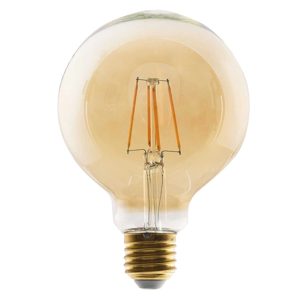 Żarówka bańka Vintage 10593 LED 6W 2200K 550lm 230V szklana bursztynowa