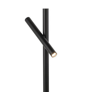 Metalowa lampa stojąca Yabu 7876  Shilo tuba regulowana czarna