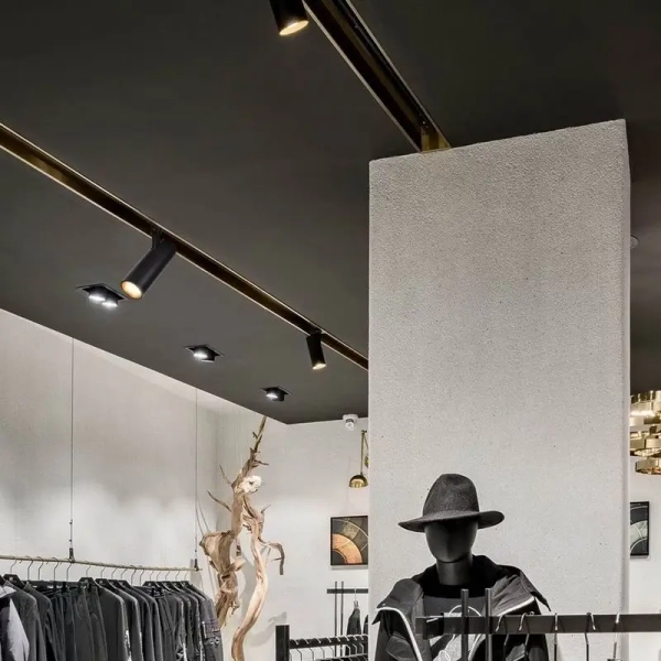 Oprawa szynowa Magneto Abigali LWQ-M01 LED 7W ze ściemniaczem czarna