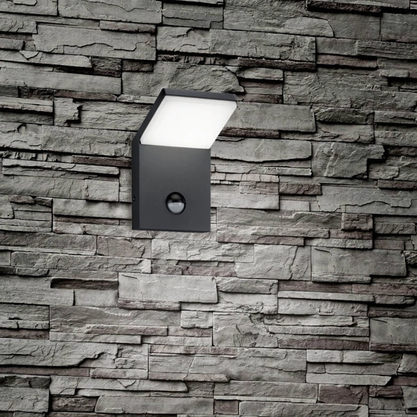 Elewacyjna lampa do ogrodu Pearl 221169142 LED 8W 3000K antracyt