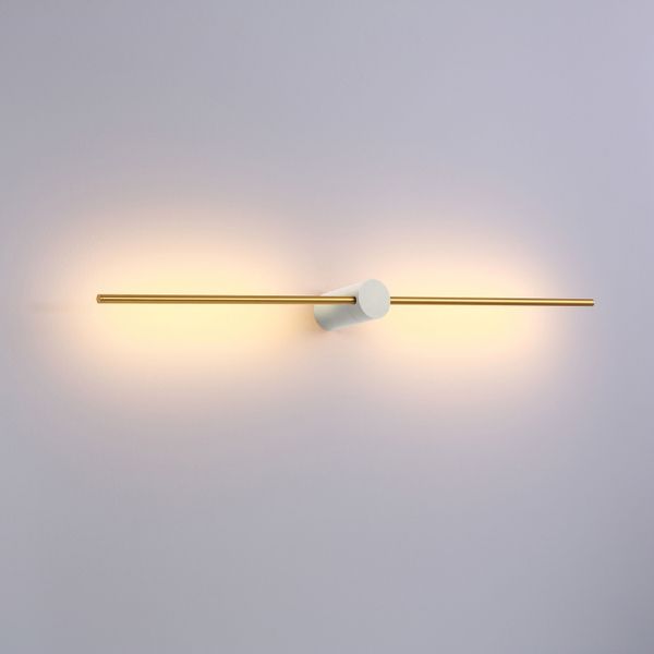 Listwa ścienna Wand 646701125 Elkim LED 10W 3000K sparo złota biała