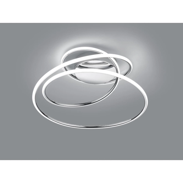 Modernistyczna lampa sufitowa NEMENIA DL106-67051 RL LED 36W 4000K chromowana