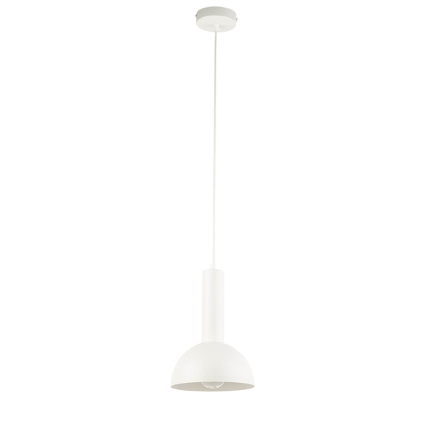 Kopułowa lampa zwisająca Vitrum 40812 Sigma pojedyncza biała