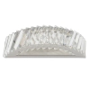 Kinkiet ścienny kryształowy LUXORA 11710 LED 15W 3000K nikiel