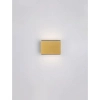 Kinkiet ścienny prostokątny do jadalni LORANCA LE45564 LED 10W 3000K złota