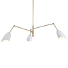Lampa sufitowa regulowana RAGNO ST-8625P white mosiądz biała