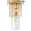 Lampa ścienna glamour Estro MSE010100266 Moosee szklana przezroczysta złota