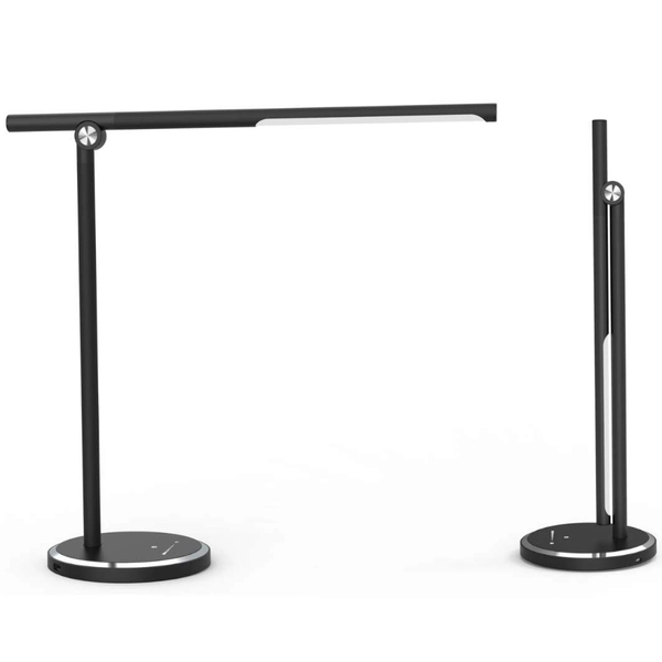 LAMPA biurkowa SMART 8358 Nowodvorski regulowana LAMPKA stojąca LED 8W 3000K-6000K z portem USB czarna