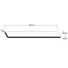 Ścienny kinkiet Bodo LP-789/1W 90 BK LED 12W 3000-6000K IP54 czarny