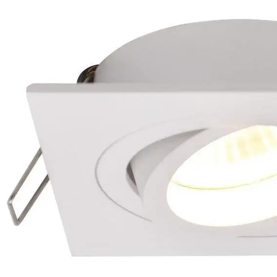 Wpust biały biurowy Rondoo ARGU10-040-N kwadratowa lampa metalowa