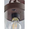 Ogrodowa lampa z czujnikiem zmierzchu CUSTYRA DL124404160 IP44 miedziana