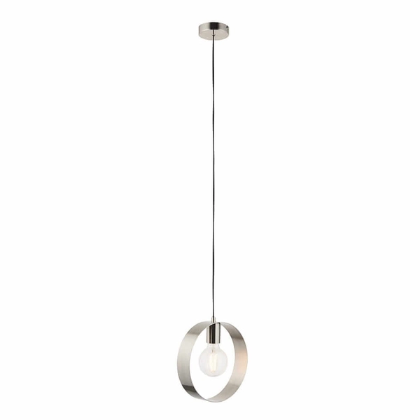 Minimalistyczna lampa wisząca nad stół Hoop 90454 Endon nikiel