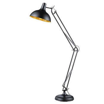 Regulowana lampa podłogowa Salvador R46061032 czarny wysięgnik