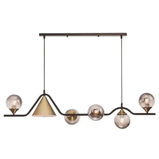 Molekułowa wisząca lampa MISTA CGMISTA120BK do salonu czarny