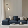 Ażurowa lampa wisząca Puma 32-35356 LED 10W 3000K kulista podwójna czarna