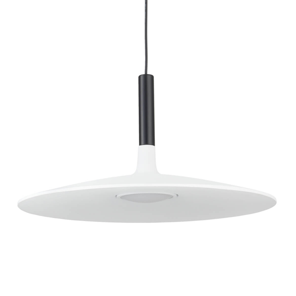 Wisząca lampa talerz Hank ST-10229P white LED 7W 3000K metalowa biała czarna