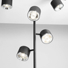 Lampa podłogowa BOT 1047A Aldex stojąca regulowana czarna
