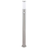 Stojąca LAMPA ogrodowa INOX TORCH 8268 Rabalux zewnętrzna OPRAWA metalowa z czujnikiem ruchu IP44 chrom satynowy biała