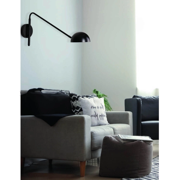 Sypialniany kinkiet ścienny CETUS AZ5620 Azzardo do czytania metal czarny