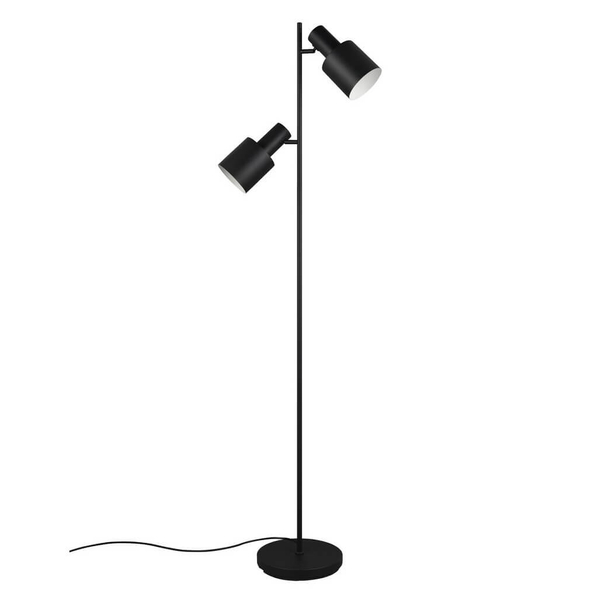 Podłogowa lampa ELIOR DL232419400 Trio reflektorki metalowa czarna