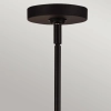 Wielopunktowa lampa wisząca Sylvia ALM-SYLVIA4-BK-CL szklany czarny