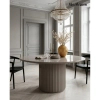 Beżowy stół jadalniany CREOLE MM0015001100366 drewno metal 120cm