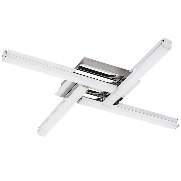 Plafon LAMPA sufitowa ANTONIA 5896 Rabalux kwadratowa OPRAWA do łazienki LED 24W 4000K listwy IP44 chrom