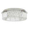 Sufitowa lampa do sypialni LUXORA 11708 LED 20W 3000K crystals nikiel