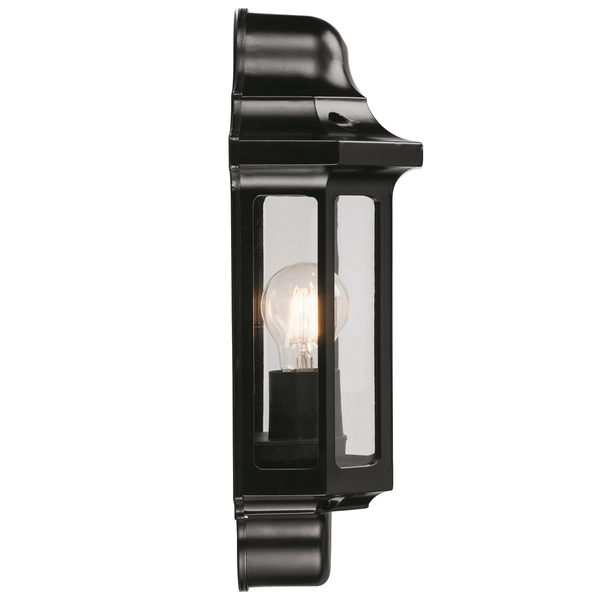 Kinkiet elewacyjny Traditional 1818S Saxby latarnia vintage IP44 czarny