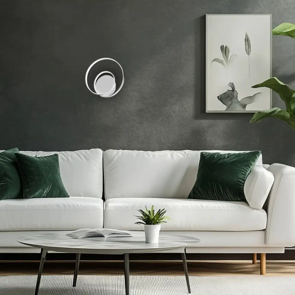 Ledowy kinkiet ścienny LUCERO CHROME ML1051 LED 13W 4000K chrom