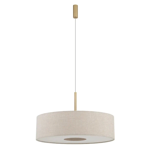Nowoczesna wisząca lampa SANTANA 11653 do jadalni kremowa