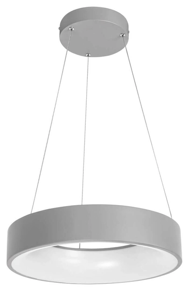 LAMPA wisząca ADELINE 3929 Rabalux metalowa OPRAWA okrągła LED 28W 3000K - 6000K zwis szary