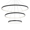 Pierścieniowa lampa wisząca LEA 330024 LED 82W 4000K ringi czarne