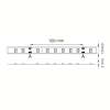 Pasek LED 28W 4000K 309044 Polux taśma 5 metrów 2400lm czarny