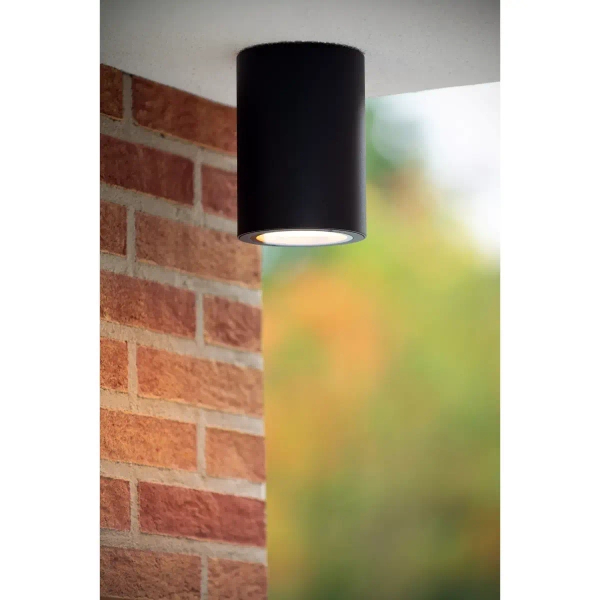 Balkonowa lampa sufitowa VOLANTIS 27107/01/30 Lucide IP54 punktowa czarna