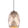 LAMPA wisząca HARLEY MDM-3480/1 GD Italux geometryczna OPRAWA metalowa zwis szampański