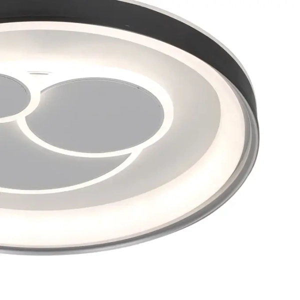 Plafon ledowy Florina PLF-54205-BK-WH LED 46W 3000-6500K czarny