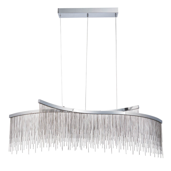 Wisząca lampa nad stół Orphelia 97219 Endon LED 31,2W 3000K wodospad chrom