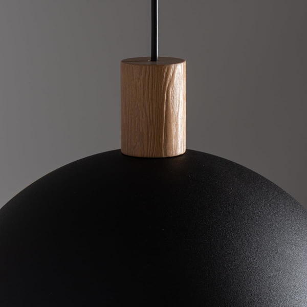 Wisząca lampa salonowa Oslo 4852 TK Lighting skandynawska drewniana czarna