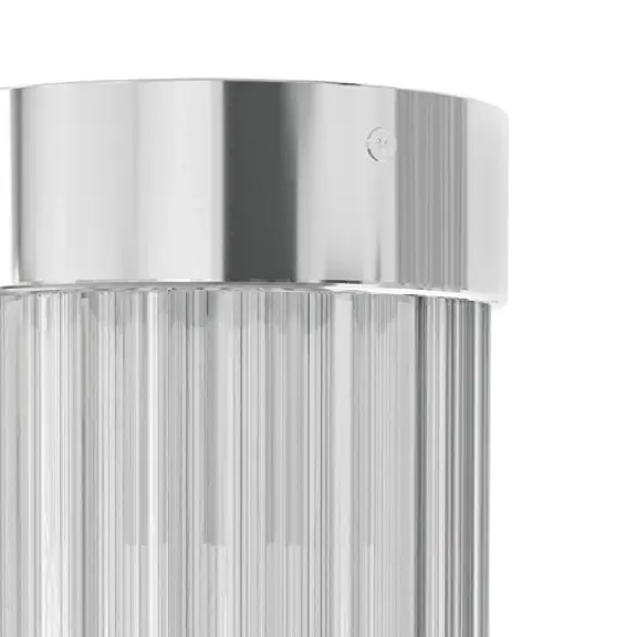 Nastropowa szklana lampa Fiatto PL Cromo 8 OR86072 chrom