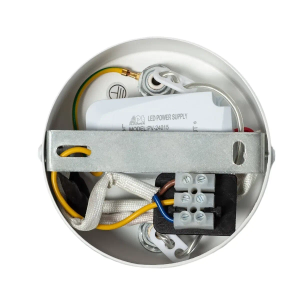 Pierścieniowa lampa wisząca Totti ABR-LWTIT-B LED 10W 3000K metalowa biała