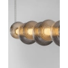 Wisząca lampa do jadalni TANVERA LE45209 LED 30W 3000K szklana szara